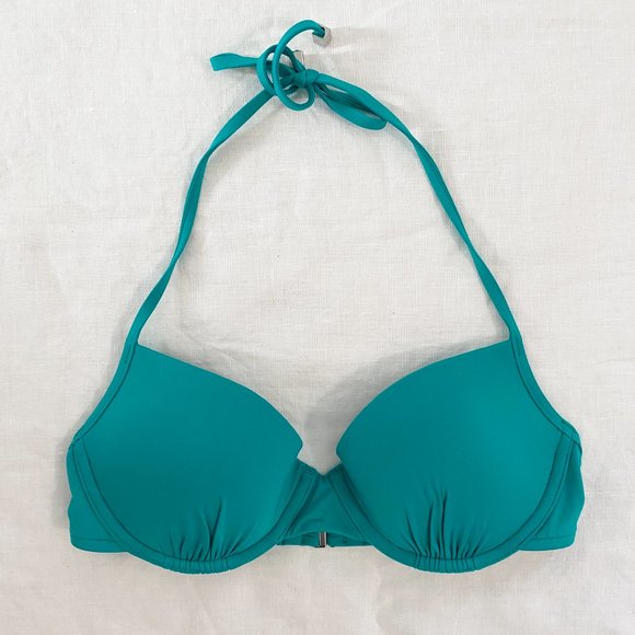 VICTORIA'S SECRET 32C Push-up Underwire Halter Bra Top - Picture 4 of 9